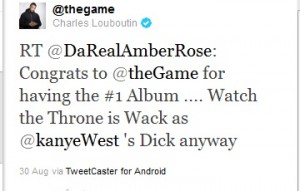 Amber Rose Watch the Throne tweet